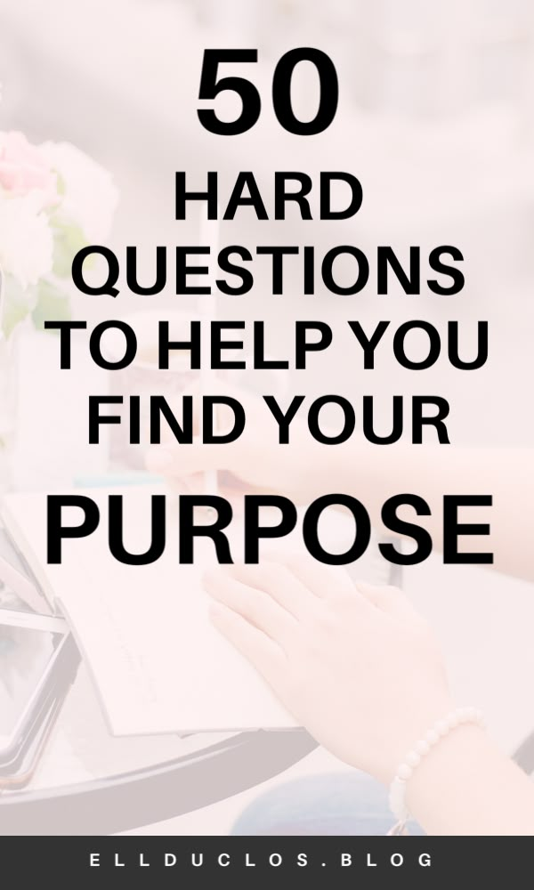 Work With What You Have, Questions To Ask Yourself To Find Your Purpose, Questions To Ask Yourself About Life, Questions To Know Myself Better, Finding Your Purpose Questions, What Do I Want Out Of Life, Hobbies To Find Yourself, Books On Finding Your Purpose, Building A Life You Love