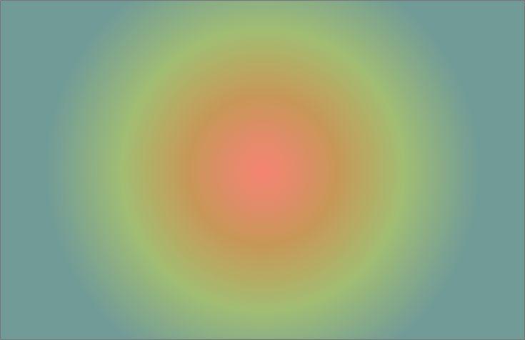 an orange and yellow circular pattern on a blue background with some light green in the middle