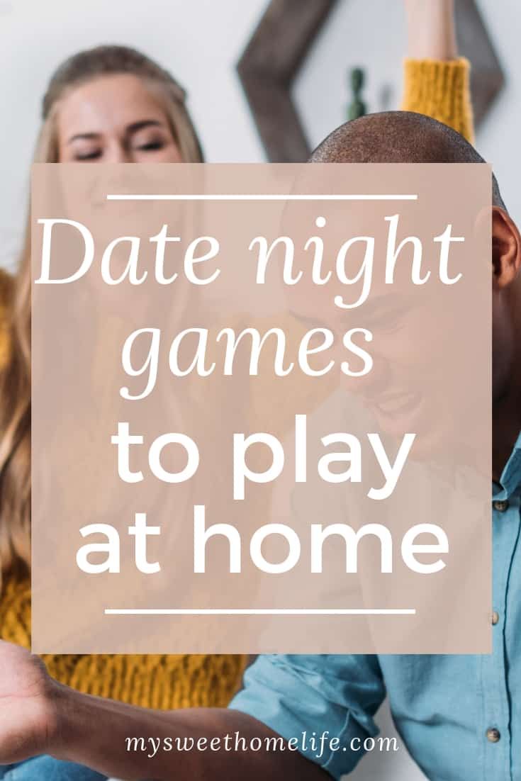 a man and woman sitting next to each other with the text date night games to play at home