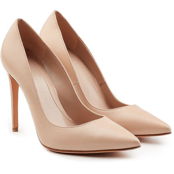 Alexander McQueen Leather Pump ($330) ❤ liked on Polyvore featuring shoes, pumps, heels, beige, pointy toe pumps, heel pump, stiletto pumps, beige stilettos and stiletto shoes Heels Beige, Shoe Heels, Heels Comfortable, Unique Heels, Beige Pumps, Alexander Mcqueen Shoes, Beige Heels, Prom Heels, Pumps Heels Stilettos