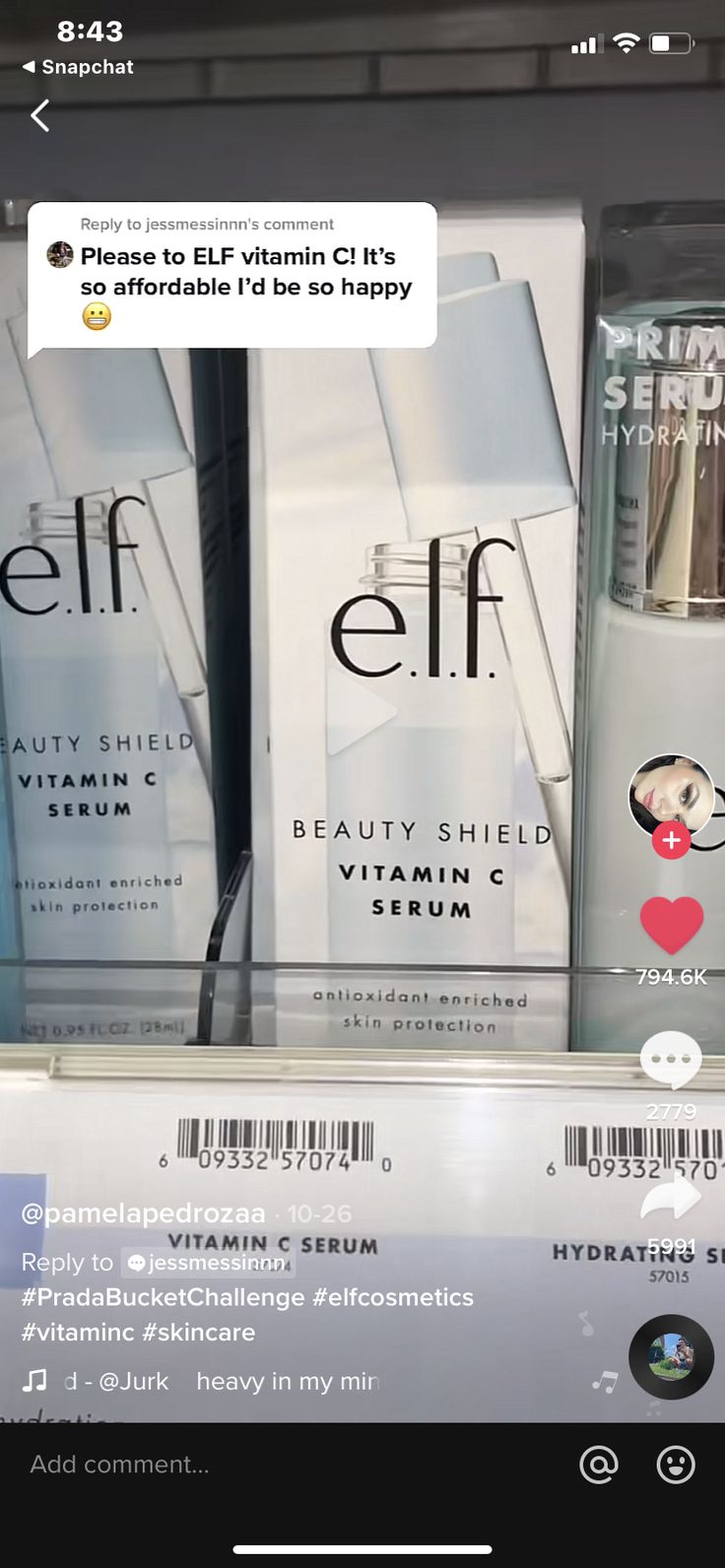 E.l.f. Cosmetics, Skin Serum, Vitamin C Serum, Skin Protection, Vitamin C, Elf, Shampoo Bottle, Vitamins, Serum