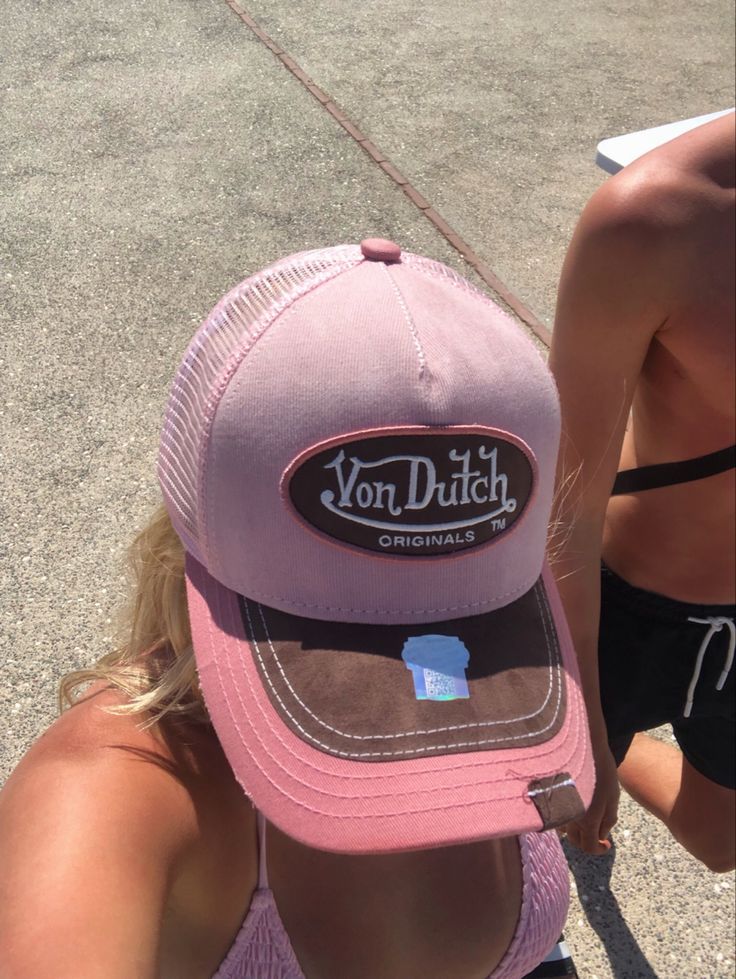 Summer, Tan, Von Dutch, hat, pink Pink Von Dutch Hat Outfit, Bon Dutch Hat, Von Dutch Aesthetic, Von Dutch Hat Outfit, Y2k Von Dutch, Von Dutch Hat, Summer Tan, Smosh, Von Dutch