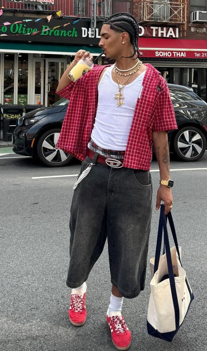 Street Style Outfits Men Summer, Y2k Fit Inspo Men, Summer Fits Aesthetic Men, Street Wear Men Aesthetic, Drip For Men, Summer Outfits Men Aesthetic, Summer Drip, Y2k Outfits Men, Summer Outfits Men Streetwear