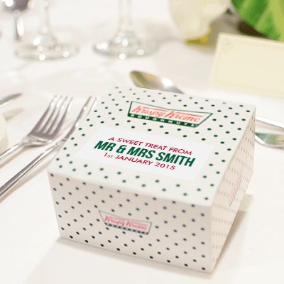 the facebook page for krispy kreme's wedding is displayed on an iphone