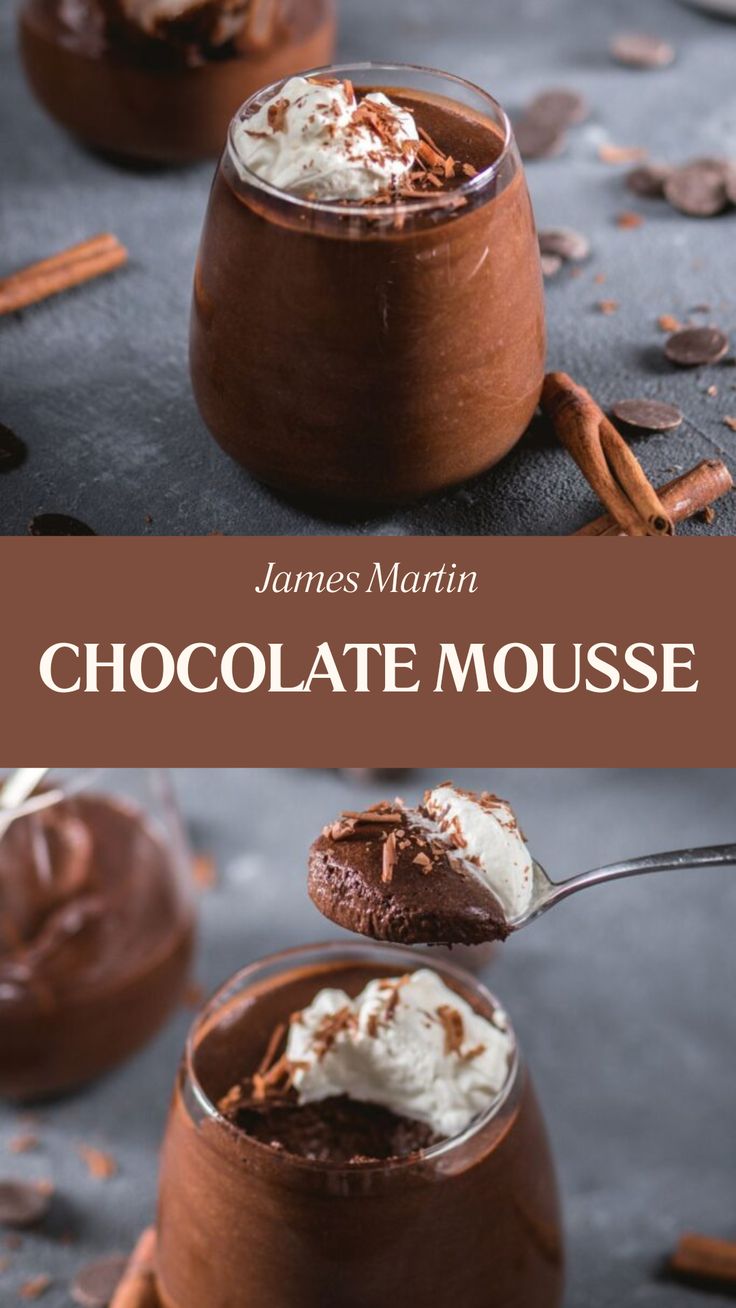 James Martin Chocolate Mousse Chocolate Mousse Ideas, Chocolate Truffle Mousse, Espresso Chocolate Mousse, Non Dairy Chocolate Mousse, Classic Chocolate Mousse, Belgian Chocolate Mousse, The Best Chocolate Mousse, High End Desserts Recipes, Italian Chocolate Mousse