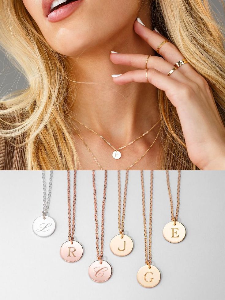 Initial Necklace Gold Rose Gold Initial Necklace Sterling | Etsy Initial Necklace Gold Letters, Gold Engraved Necklace, Rose Gold Initial Necklace, Initials Necklace, J Necklace, Rose Gold Initial, Dainty Choker Necklace, Gold Initial Necklace, Custom Initial Necklace