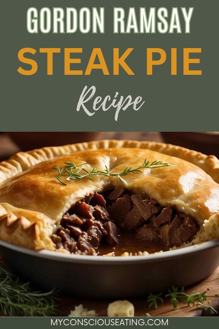 Steaming steak pie fresh from the oven Steak Pie Recipe, Gordon Ramsay Steak, Gordon Ramsey Recipes, Steak Pie, Meat Pie Recipe, Dinner Experience, Gordon Ramsay Recipe, The Perfect Steak, Hearty Comfort Food