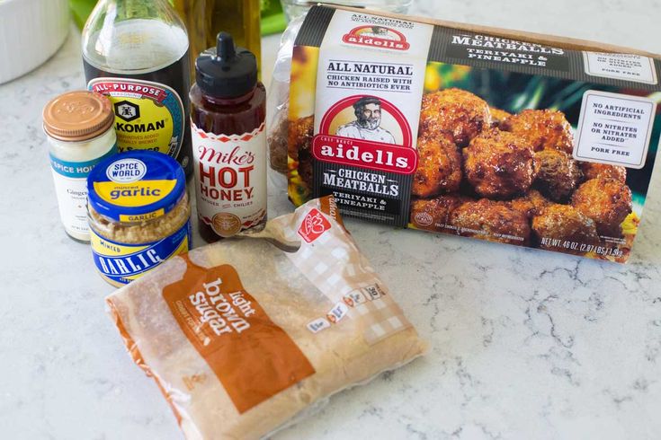 ingredients to make chicken wings laid out on a counter top next to an empty bag