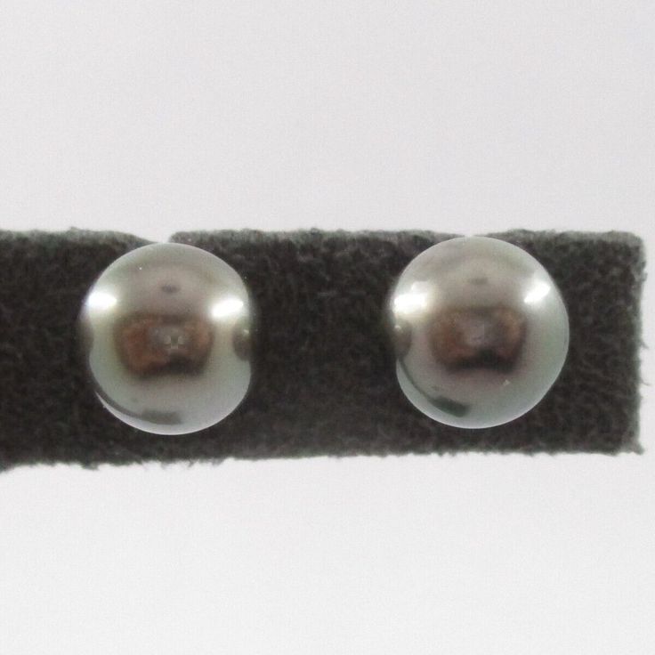 Featured Is This Lustrous Pair Of 8.8 Mm Tahitian Pearl Stud Earrings In 14 Karat Yellow Gold Retail Replacement Value: $1500.00 Metal: 14 Karat Yellow Gold Stamped: 14k Total Weight: Approx. 2.38 Grams Stones: 2 Tahitian Pearls Total Carat Weight: Approx.(Aprox 8.8 Mm) Total Carat Weight: Approx. Closure: Butterfly Dimensions: Approx. 8.8 Mm Ref#: 310-04522 Lf Tahitian Pearls, Pearl Stud Earrings, Pearl Studs, Gold Color, Jewelry Earrings, Yellow Gold, Stud Earrings, Women Jewelry, Stone