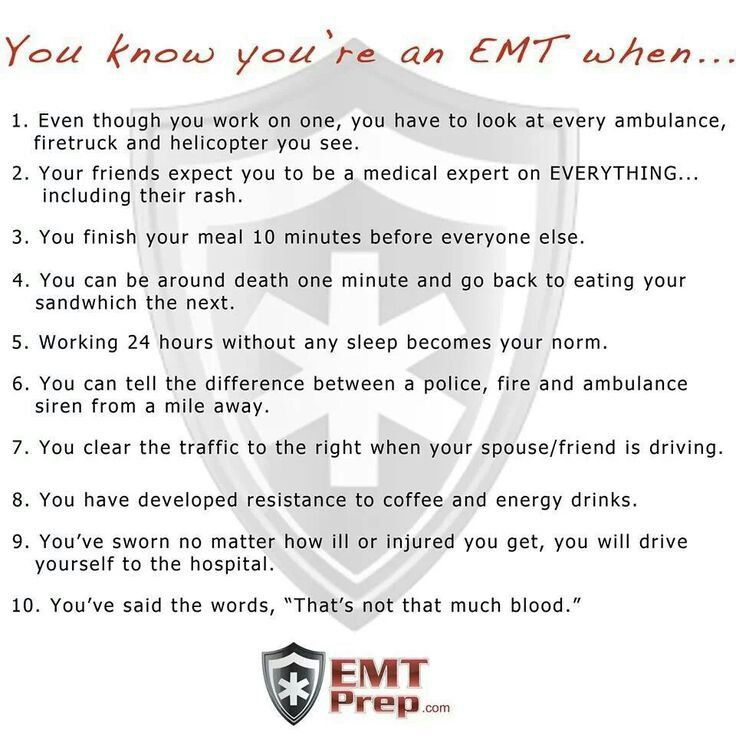 an emt safety poster with instructions on how to use it