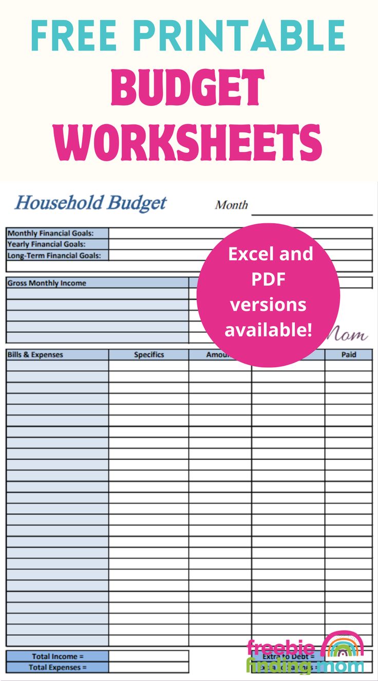 Free Printable Budget Worksheets budgetplanerchallenges #smartphoneplanner. Free Printable Budget Worksheets, Simple Budget Planner, Budget Worksheets, Printable Budget Worksheet, Budget Template Free, Budget Worksheet, Income And Expenses, Freebies By Mail, Printable Budget