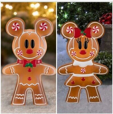 two pictures of gingerbread cutouts, one with ears and the other with eyes