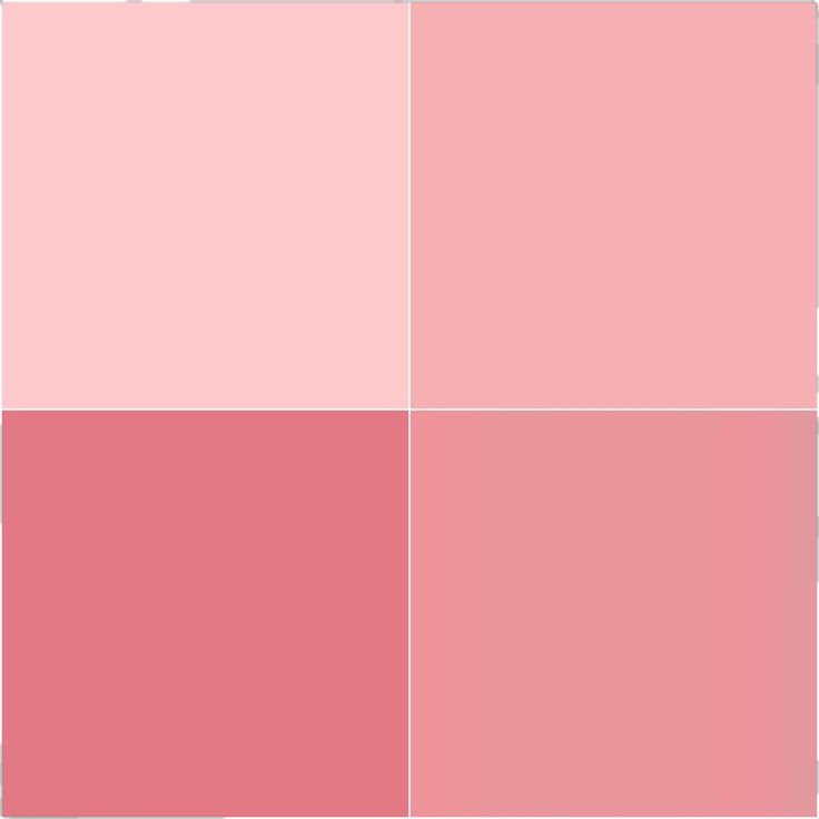 the color pink is shown in three different shades, and it looks like they have been changed