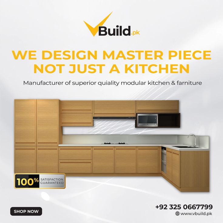 an advertisement for a new kitchen and furniture store