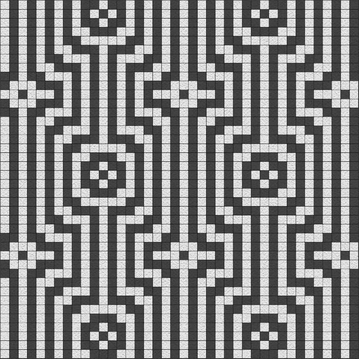 a black and white pattern made up of squares