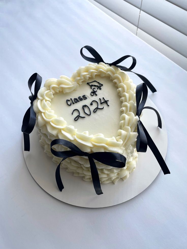 a heart shaped cake on a white table