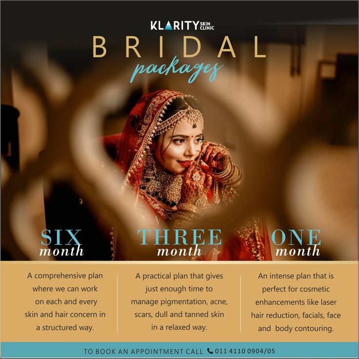 Our carefully crafted three packages are designed for Brides to make them look absolutely stunning on their SPECIAL DAY! #6monthbridalpackage #3monthbridalpackage #1monthbridalpackage #klaritybride #weddingday #preweddingpackages #klarityskinclinic #gk2 #newdelhi Pre Bridal Packages, Pre Bridal, Bridal Packages, Makeup Package, Laser Skin, Skin Clinic, Wedding Package, Pre Wedding, Bridal Makeup