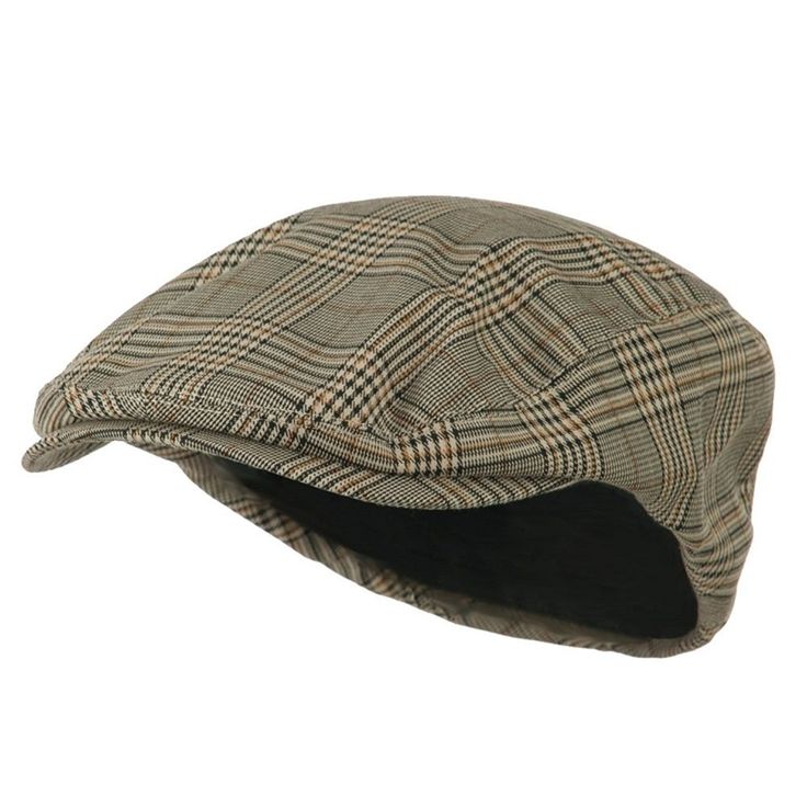 Khaki Plaid IVY newsboy Cap - CO11ENHCOHZ - Hats & Caps, Men's Hats & Caps, Newsboy Caps  #capsformen #menscaps #hatsformen #mensoutfits #menstyle #Newsboy Capshats Trendy Caps, Ivy Hat, Flat Hat, Ivy Cap, Women Hats Fashion, Flat Hats, Cap Collection, Fashion Cap, Herringbone Tweed