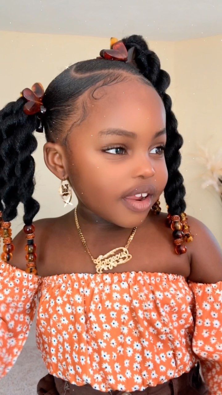 Natural Hairstyle For Kids Girl, First Grade Hairstyles Girl Black, Little Gurl Hairstyles Kids, Simple Little Black Girls Hair Style, Easy Hair Styles For Black Girls Kids, Picture Day Hairstyles Black Kids, Black Girls Hairstyles Kids Natural, Quick Hairstyles Black Kids, 3rd Grade Hairstyles Black