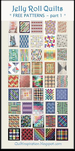 jelly roll quilts free patterns part 1