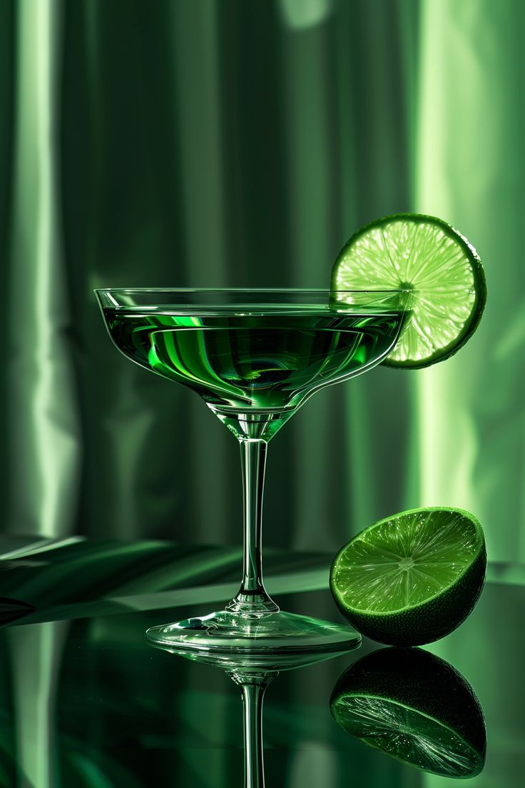 Refreshing Jaded Lady Cocktail Recipe - How to Make It at Home #cocktails #cocktailrecipes #classiccocktails Green Cocktail Aesthetic, Dark Green Cocktail, At Home Cocktails, Nail Background, Home Cocktails, Cocktails Photography, Green Cocktails, Green Alcohol, Drinks Aesthetic