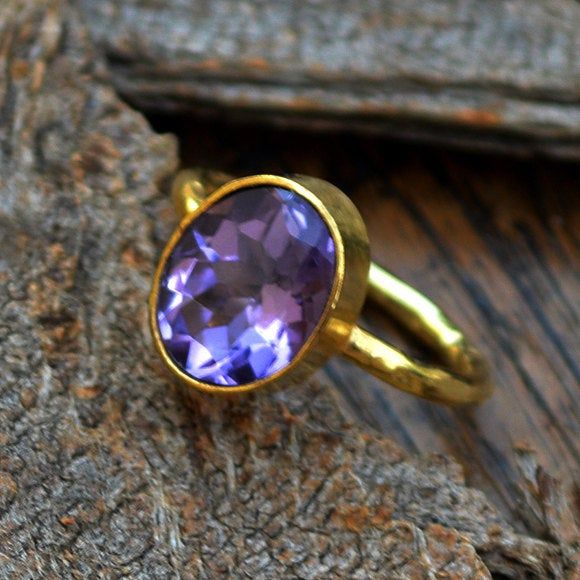 Amethyst gemstone gold ring, 14k yellow gold Amethyst ring,February birthstone gift ring,gold ring, gift fot her, Purple Amethyst Gold Ring The 14K yellow solid gold bezel and solid yellow gold ring are both shined to an extremely high polish. All rings are packaged and shipped in a beautiful ring box. The main stone is natural, shiny, Amethyst. Gemstone Size Approx : 10 x 8 mm The pictures have been enlarged to show the details. The price is for a 14k gold ring, if you want to order the ring in Gold Amethyst Ring In 14k Gold, 14k Gold Amethyst Ring, Gold Amethyst Birthstone Ring With Bezel Setting, Yellow Gold Amethyst Gemstone Ring, Gold Amethyst Ring With Bezel Setting, Gold Amethyst Ring With Hallmark, Amethyst Crystal Ring In Yellow Gold For Promise, Yellow Gold Amethyst Crystal Ring For Promise, Yellow Gold Amethyst Crystal Promise Ring