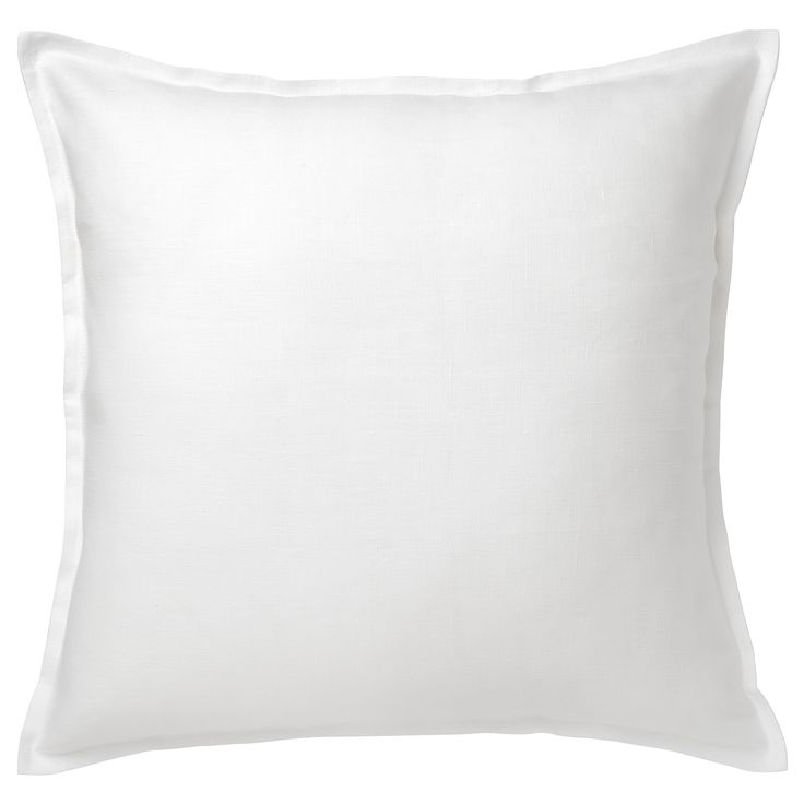 a white pillow on a white background