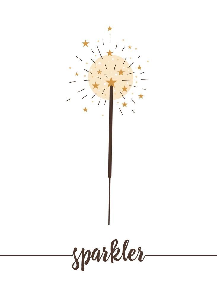 a dandelion with the word sparkler written below it