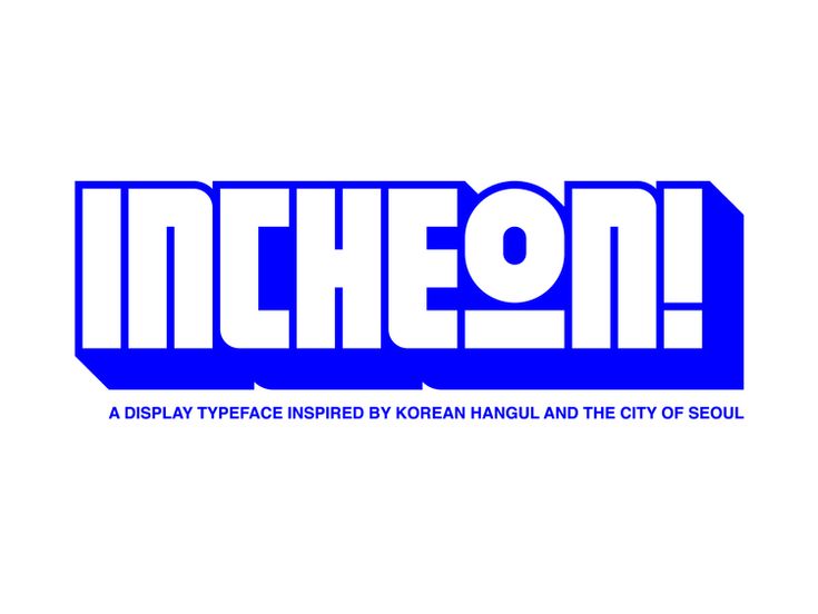 the logo for incheon, a japanese inspired by korean - american city of seoul