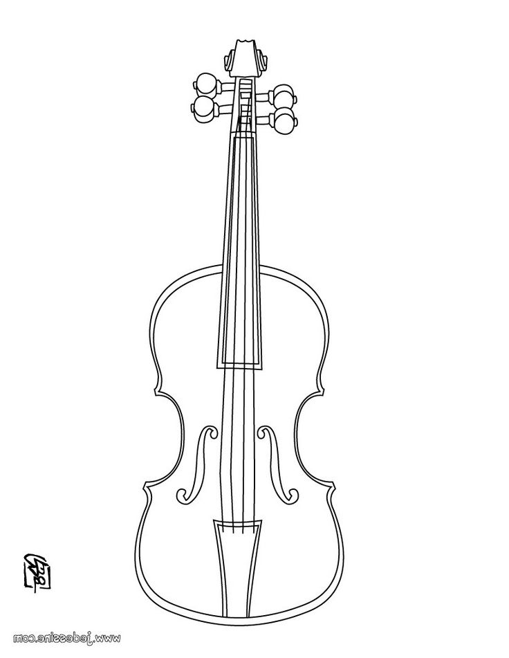 the front view of a violin with its bow and shoulder rests on it's back end