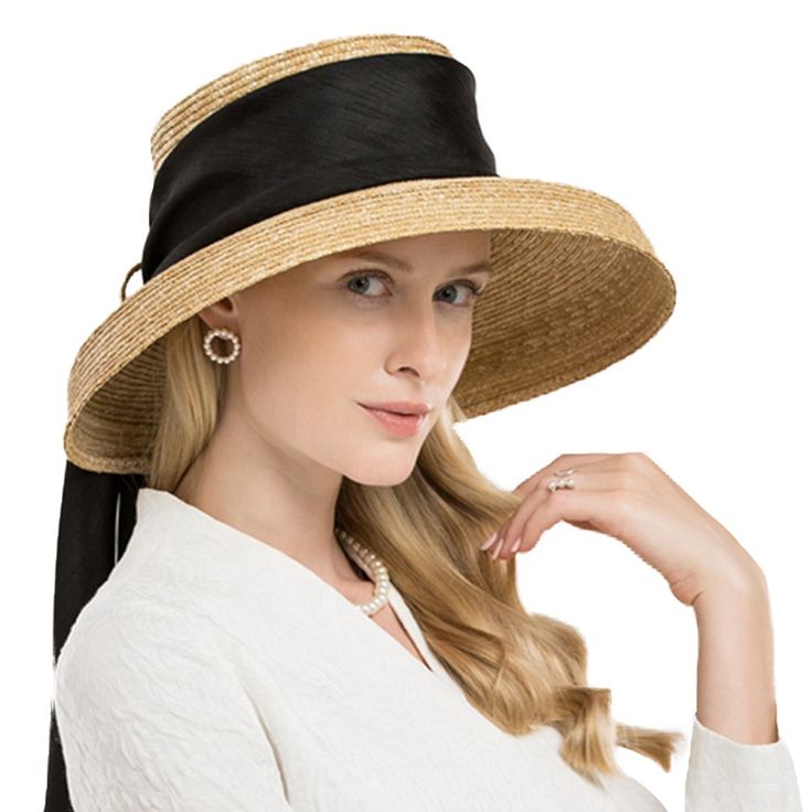 Beach 2019 Natural Color Hepburn Style Women Summer Hats Flat Large Wide Brim Hat Boater Straw Fedora Bowknot Girls Sun Caps Straw Hat Type:Fedora Material:Straw Style:Dobby Pattern:APPLIQUE Gender:Female Age Group:Adults Accessory Type:Flower & Bowknot Brand Name:FS Model Number:FSE78L7074 Polo Event, Women Straw Hat, Straw Hat Women, Perfect Beach Bag, Womens Beach Hat, Floppy Sun Hats, Personalized Hats, Summer Hats For Women, Hepburn Style