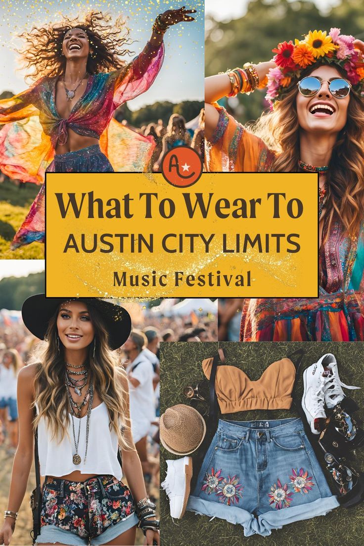 Austin City Limits Outfits Acl Outfits Festivals Plus Size, Simple Music Festival Outfits, Austin Music Festival Outfit, Hot Weather Festival Outfits, Comfy Music Festival Outfit, Austin City Limits Festival Outfits, Austin Tx Outfits, Acl Outfits Festivals, Acl Festival Outfit