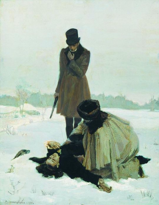 Tymoshenko, Lydia - Duel- F- 'Eugene Onegin' Eugene Onegin, Galleria D'arte, Art Ancien, Arte Inspo, Art Et Illustration, Literature Art, Russian Art, Classical Art, Old Art