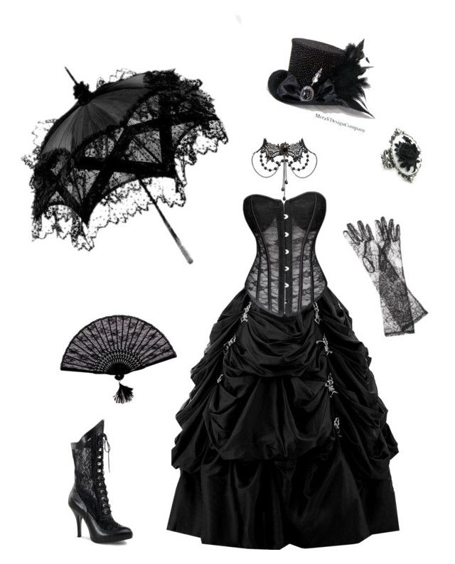 "Gothic Victorian" by cora-mccutcheon ❤ liked on Polyvore Gothic Fashion Victorian, Gaun Abad Pertengahan, Dress And Accessories, Gothic Clothes, Gothic Victorian, Victorian Clothing, Gothic Wedding, Gothic Dress, Black Corset