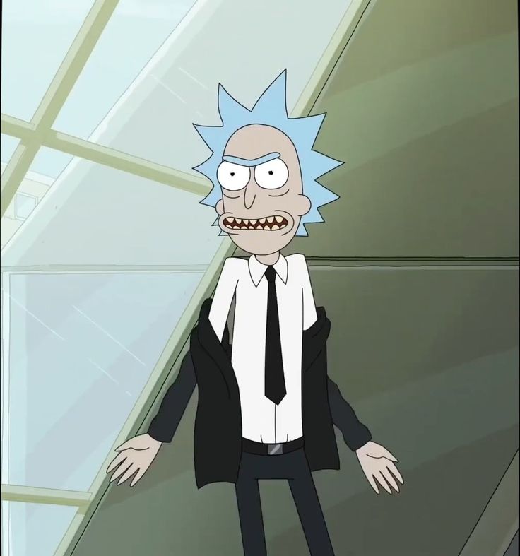 a cartoon character wearing a suit and tie