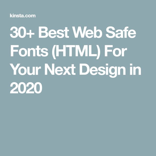 the best web safe font for your next design in 2020