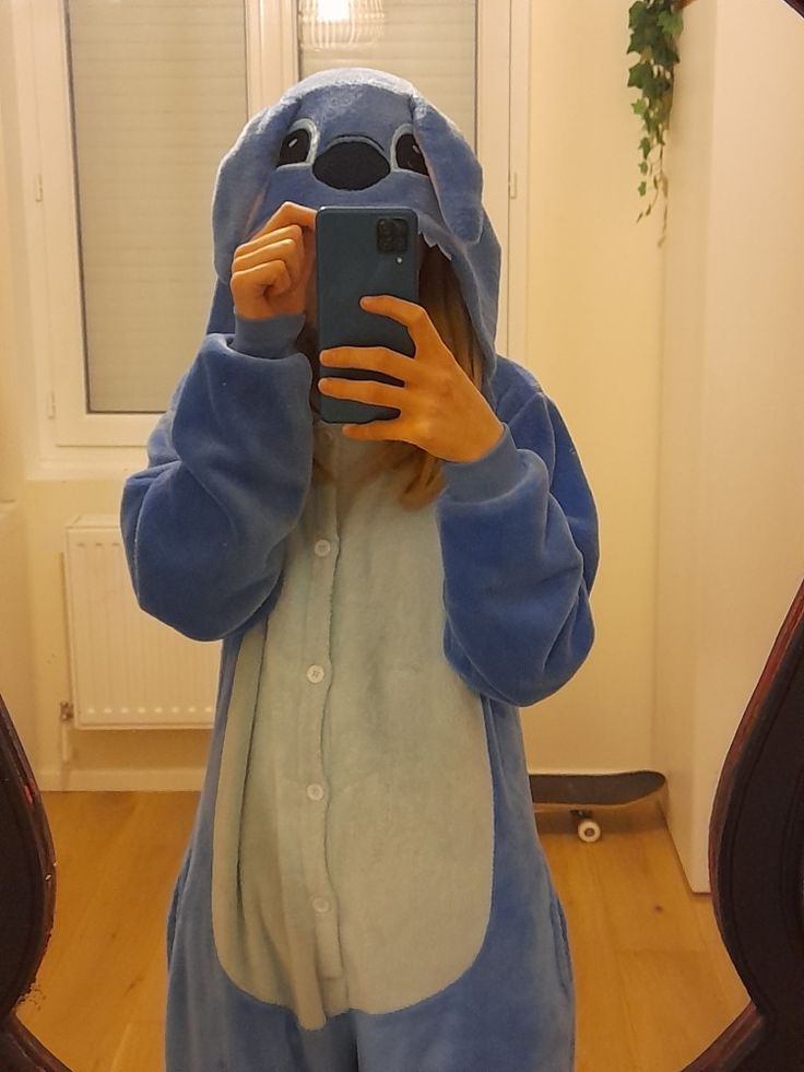 #stitch# aesthetic #night# pyjama # kawaii Onesie Aesthetic, Stitch Pjs, Pj Fits, Pijama Stitch, Pyjama Aesthetic, Stitch Aesthetic, Shark Onesie, Shark Pajamas, Stitch Costume