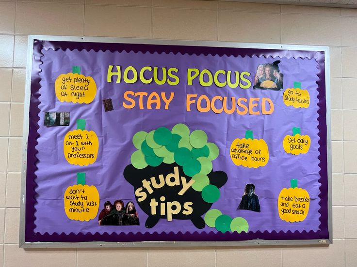 Academic Support Bulletin Board, Stuco Bulletin Board Ideas, Interactive Halloween Bulletin Boards, Freshman Bulletin Board Ideas, October Bulliten Board, School Bulletin Board Ideas High School, Passive Ra Programs, Success Bulletin Board Ideas, Homecoming Bulletin Board