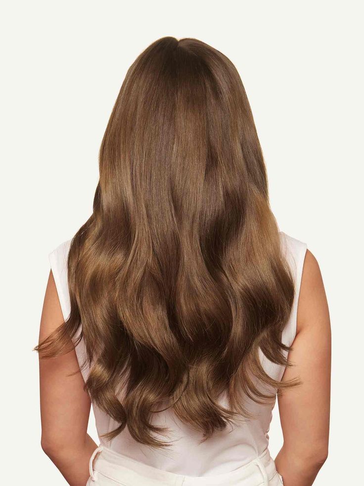 20 Classic Chestnut Brown Clip-Ins Luxy Hair Extensions - 20 (220g) Below Shoulder Length Hair, Longer Thicker Hair, Chestnut Brown Color, Luxy Hair Extensions, Seamless Hair Extensions, Luxy Hair, Brown Hair Dye, Halo Hair Extensions, Clip In Ponytail