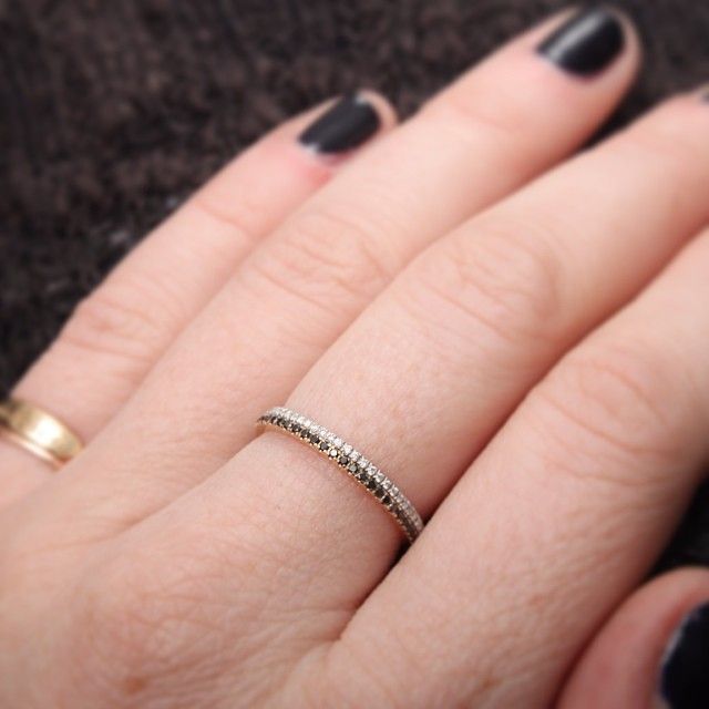 Fairy Light Eternity Bands, black and white diamonds. Fairy Light, White Diamond Ring, Inner Goddess, Finger Rings, Black Diamonds, Put A Ring On It, New Jewelry, Eternity Band, White Diamonds