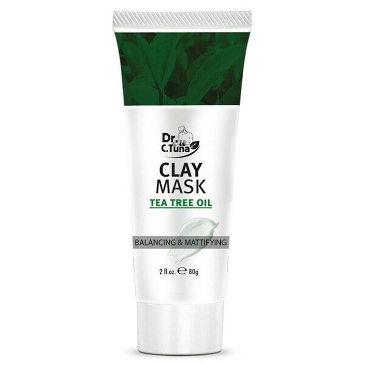 Dr C Tuna Tea Tree Clay Mask Dr. C. Tuna Tea Tree Clay Mask, Deeply Cleanses And Refreshes The Skin. The Clay Helps Clear Impurities, While Absorbing Excess Sebum. How To Use Apply A Thin Layer Of The Dr. C. Tuna Tea Tree Oil Clay Mask On The Face. Leave On Until It Is Completely Dry. Then Rinse Off With Warm Water. Avoid Applying To Eye Area And Lips. Ingredients Kaolin, Water/Aqua, Butylene Glycol, Xanthan Gum, Illite, Bentonite, Phenoxyethanol, Tea Tree Oil/Melaleuca Alternifolia Leaf Oil, Et Tea Tree Face Mask, Tree Clay, Tea Tree Face Wash, Oils For Dandruff, Vitamin C Mask, Tumeric Face Mask, Skin Care Masks, Tree Faces, Butylene Glycol