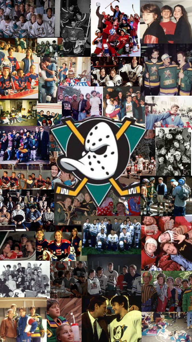 a collage of hockey players and their families