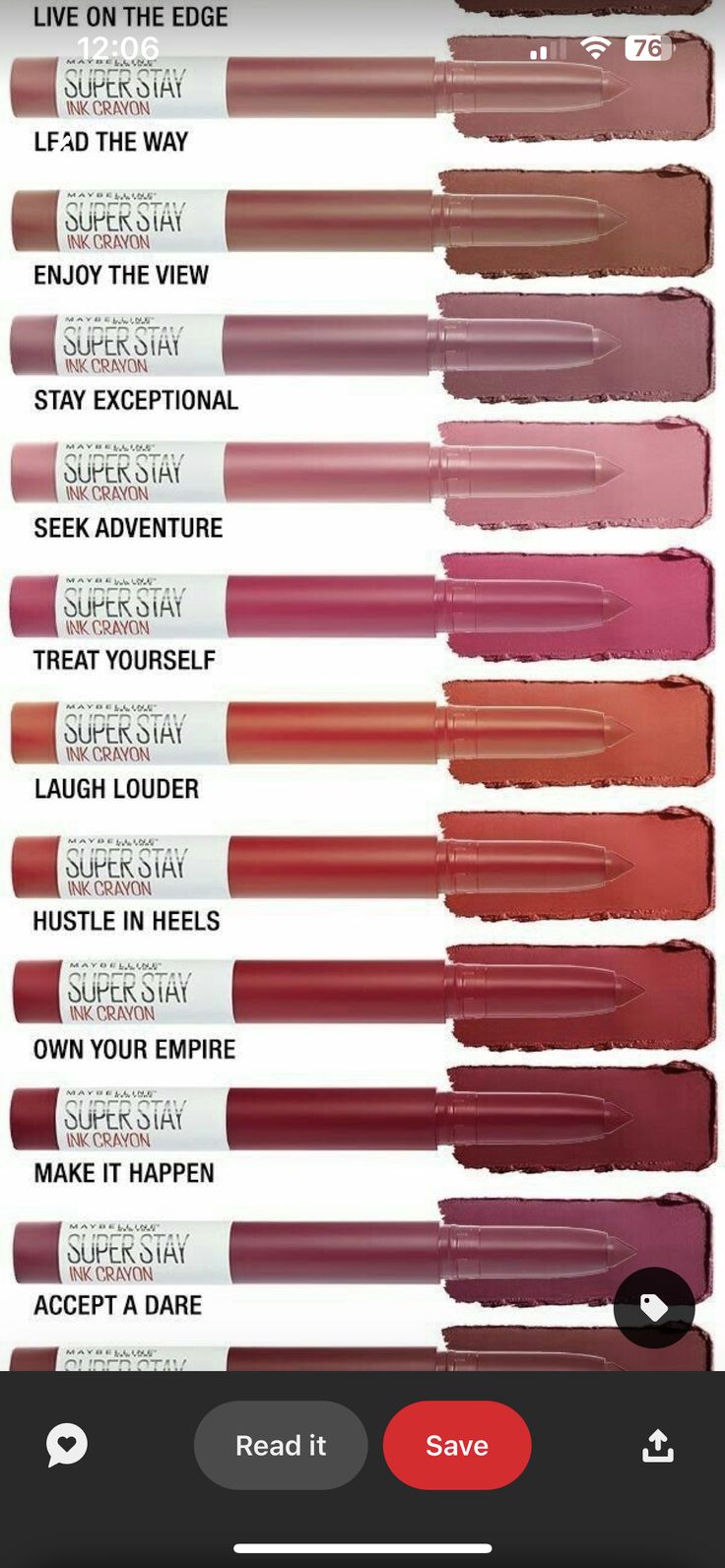 Maybelline Lipstick Swatches, Maybelline Lipstick Shades, Maybelline Superstay Lipstick, Maybelline Matte Lipstick, Maybelline Matte Ink, Superstay Maybelline, Maybelline Cosmetics, Maybelline Lip, Maybelline Lipstick