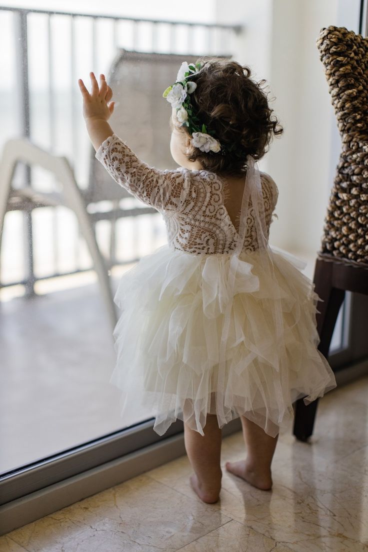 Toddler Flower Girl Wedding, Baby Wedding Outfit Girl 6 Months, Flower Girl Dresses For Toddlers, Baby Dresses For Wedding, One Year Old Flower Girl, Toddler Wedding Outfit Girl, Flowergirls Wedding Dresses, Kids Wedding Outfits Girl, Baby Girl Wedding Outfit