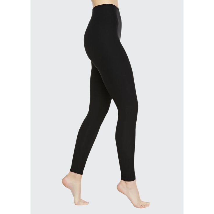 Commando ribbed microfiber control leggings. High-rise, no-yoke style waist slims stomach. Tapered legs. Skinny fit; lifts and smoothes. Straight hems. Nylon/spandex. Made in USA of Italian materials. Sleek Compression Elastane Bottoms, Sleek High Waist Elastane Leggings, Micro-elastic Smoothing Tights For Pilates, Sleek High-waist Elastane Leggings, Sleek Micro-elastic Legwear, Sleek Smoothing Elastane Tights, Versatile Solid Color Long Tights, Smoothing High Waist Elastane Leggings, Sleek Compressive Full Length Leggings