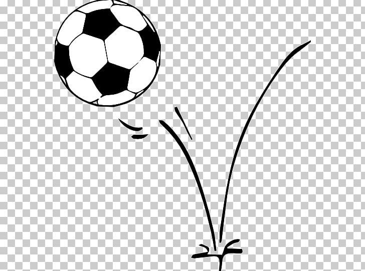 a black and white soccer ball flying through the air with it's nose open