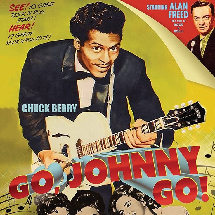 an old movie poster for the musical group go johnny