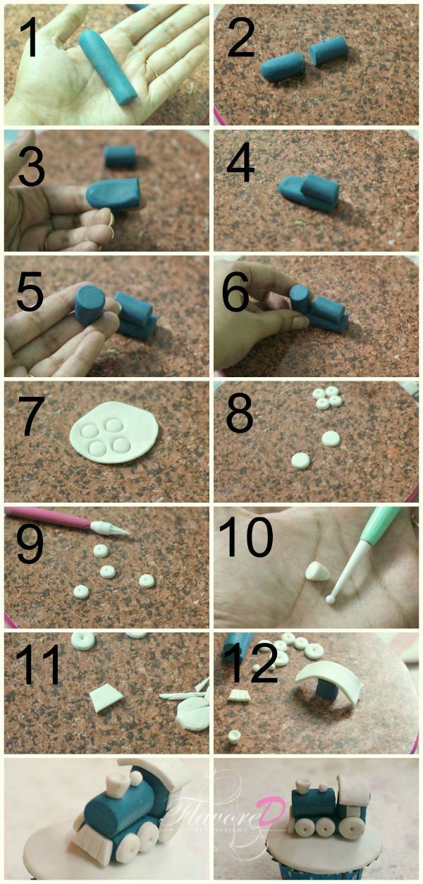 instructions to make a cake with fondant and icing