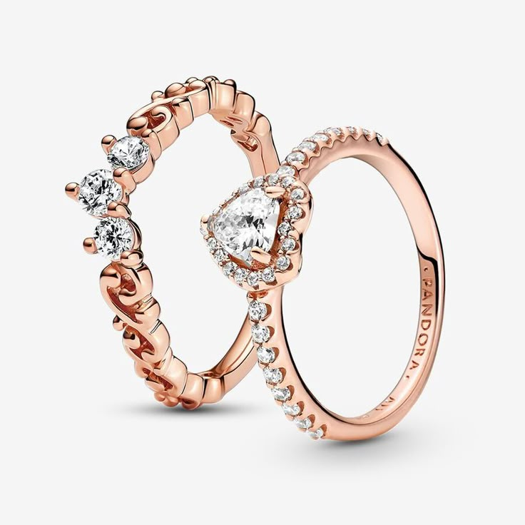 Hopeless Romantic Promise Ring Set Before Engagement, Promise Rings Pandora, Silver Snake Ring, Cute Promise Rings, Pandora Rose Gold, Christmas Jewelry Gift, Diy Jewelry Gifts, Promise Ring Set, Pretty Jewelry Necklaces