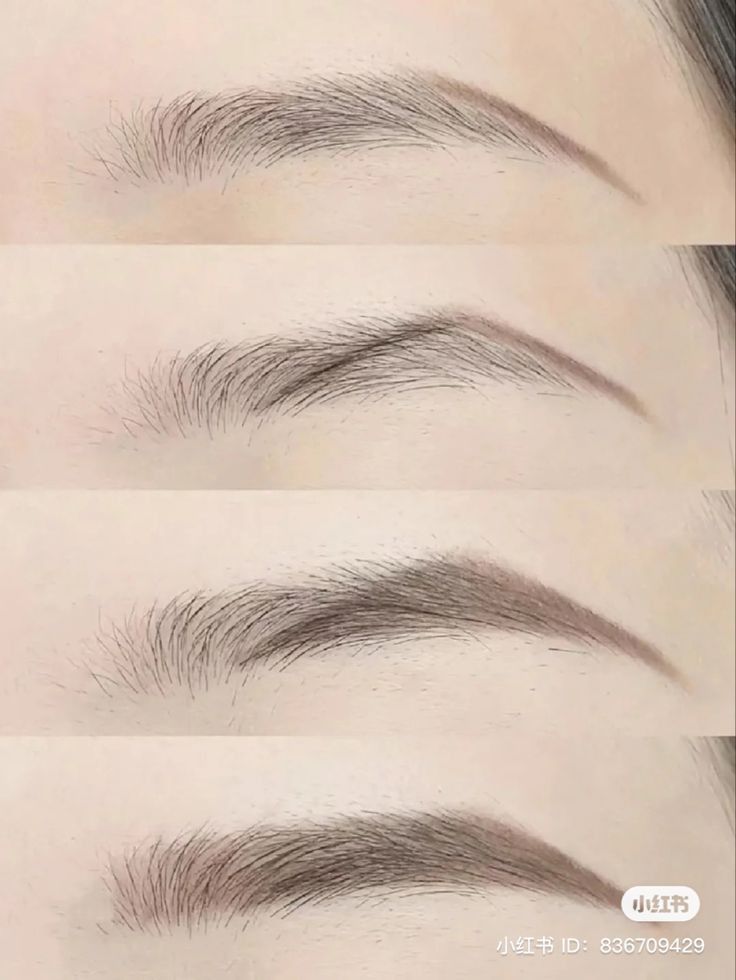 Eyebrows For Round Face, Rounded Eyebrows, Teknik Makeup, Eyeliner Glitter, Membentuk Alis, Asian Makeup Tutorials, Bentuk Alis, Korean Makeup Tips, Eyebrow Makeup Tutorial